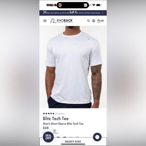 Rhoback Blitz men shirt-L- WITH TAGS